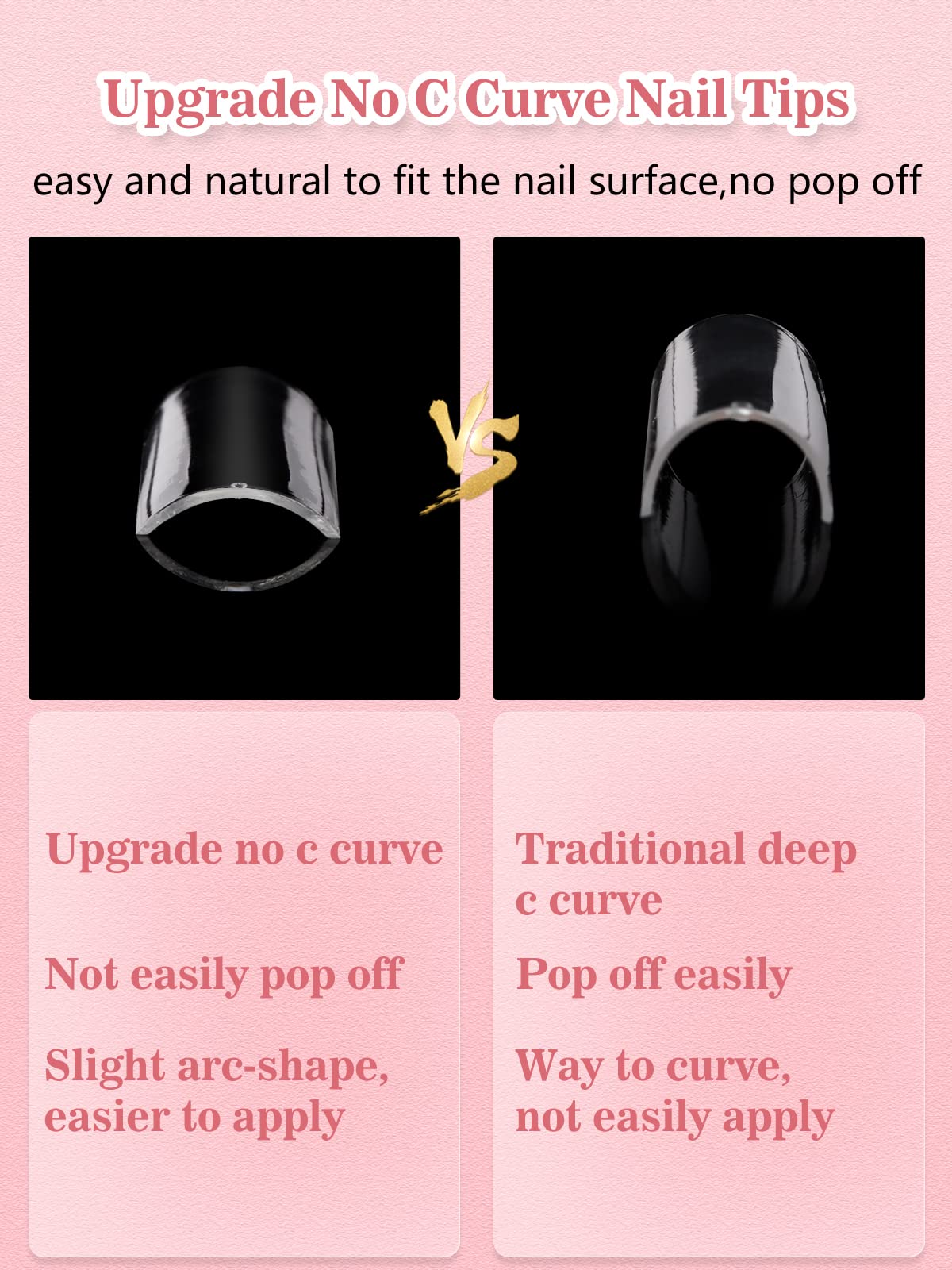 Quaferen tip length on hand model demonstrating extra-long 3XL styling
