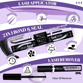 QUAFFLY eyelash curler detail illustrating lift and seamless lash integration
