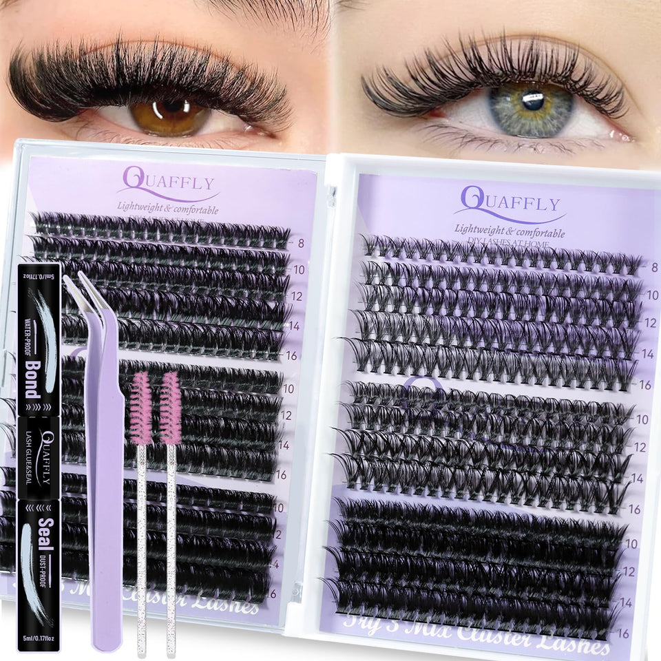 QUAFFLY front packaging showing full kit and clear contents for easy selection