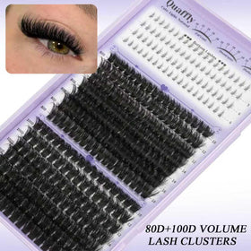 QUAFFLY precision tweezers and two brushes for accurate placement and easy grooming