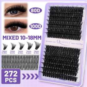 QUAFFLY precision tweezers detail for accurate placement and tidy lash lines