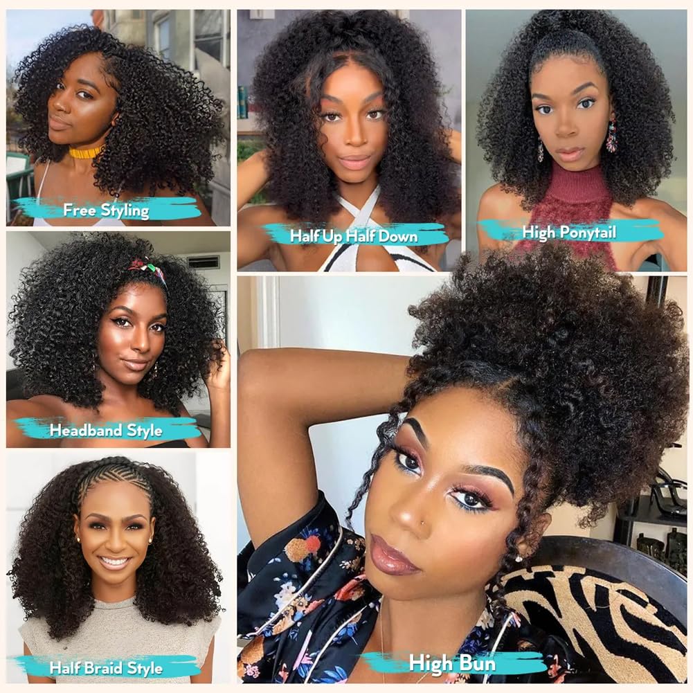 QUANDIAN high ponytail styling showing versatility and natural blend benefit