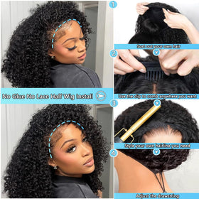 QUANDIAN side profile flip-over demonstrating quick install for busy mornings benefit