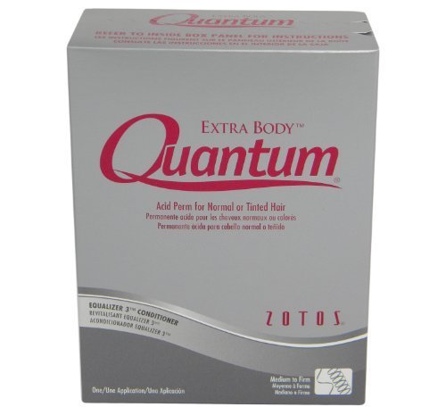 Quantum front bottle shot showing packaging and benefit of natural-looking waves