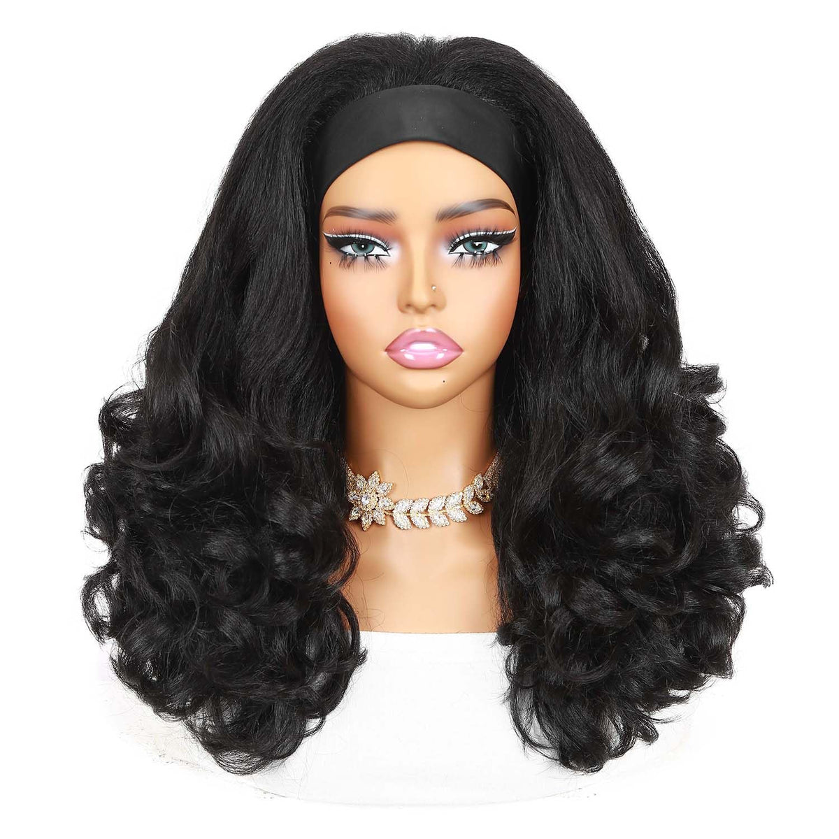 Quantum Love close-up of kinky-straight root texture offering realistic volume