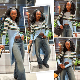 Quantum Love worn in ponytail demonstrating versatile styling and edge protection