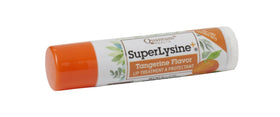 Quantum Super Lysine+ ColdStick front packaging showing SPF 21 protection and tangerine flavor benefit