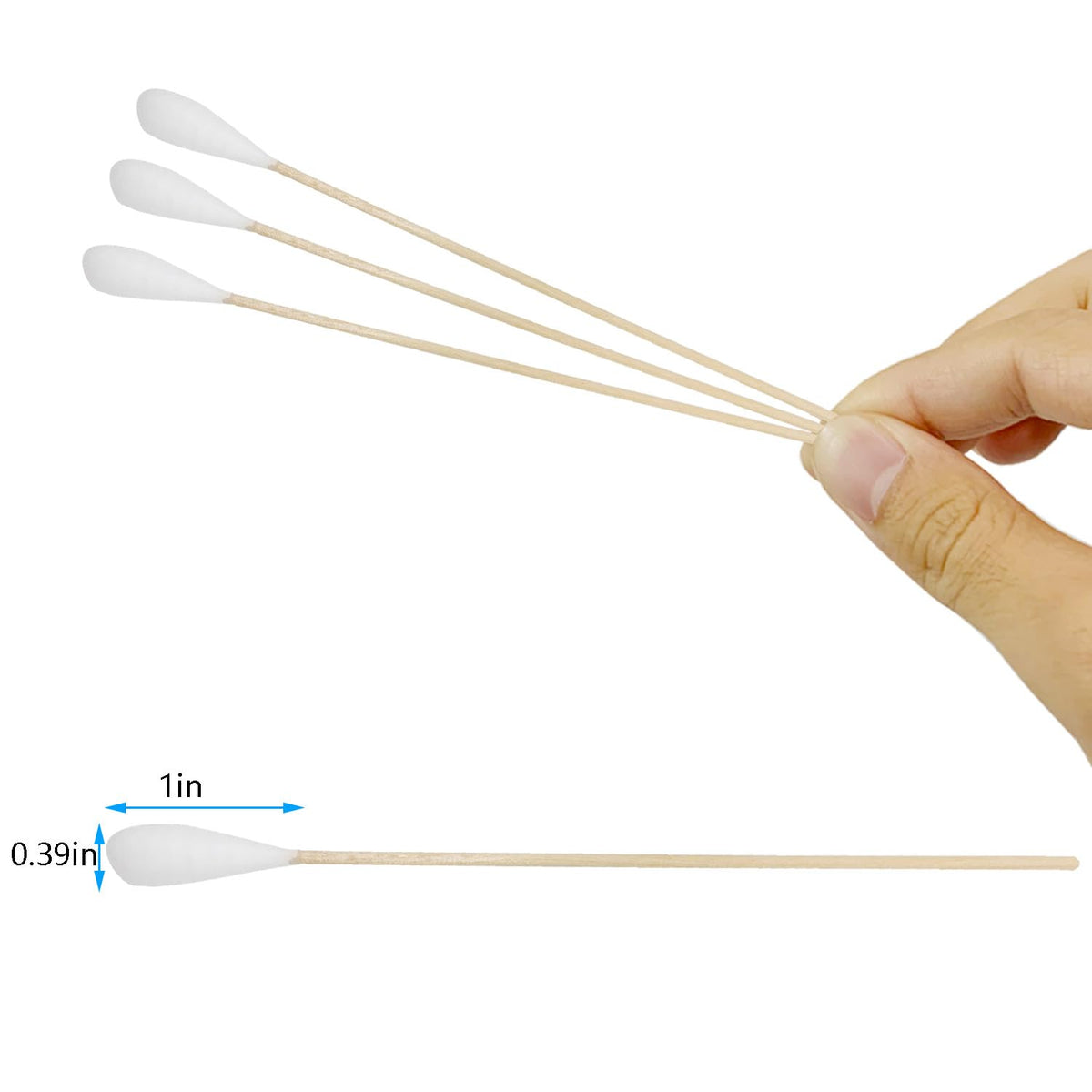 Quanzhou Chenchenchen close-up of dense cotton tip for precise cleaning and absorption