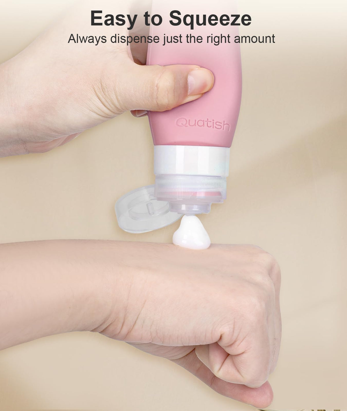 Quatish cream jars and spatulas close detail for easy refill accuracy