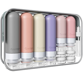 Quatish front packaging in DustyPink showing full 20-piece kit and benefit of organized travel