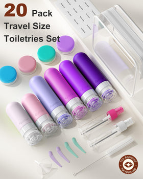 Quatish silicone bottle close-up showing leakproof cap for secure travel storage