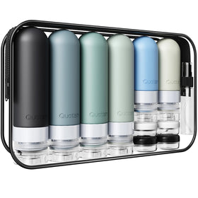 Quatish toiletry bag front view neatly organizes travel essentials