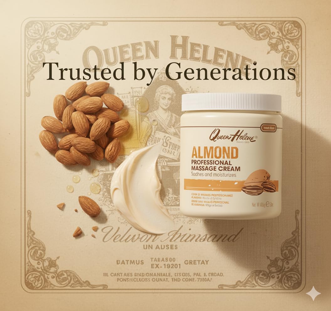 Queen Helene cream applied by hands demonstrating easy professional slip