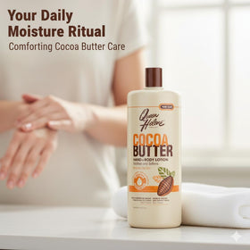 Queen Helene applied on hands demonstrating quick absorption benefit