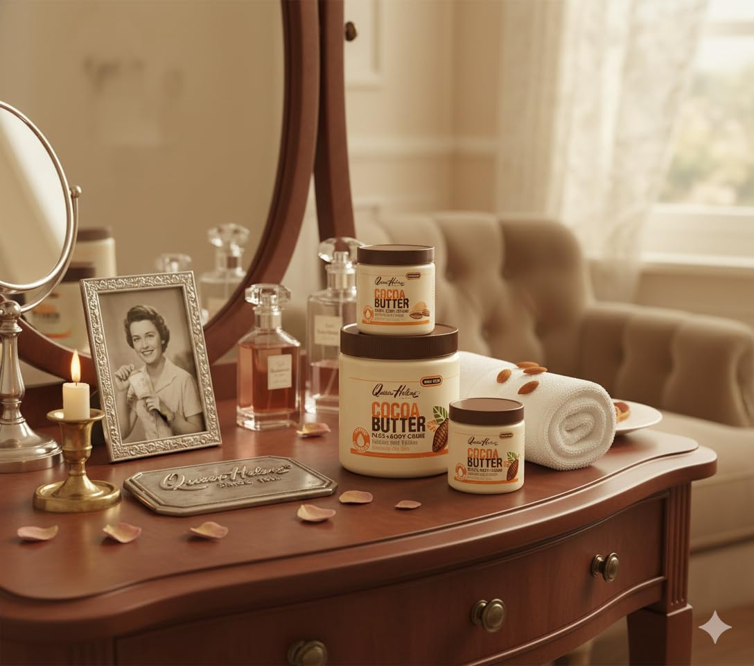 Queen Helene jars on bathroom counter promoting daily routine convenience