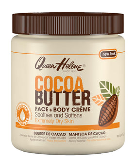 Queen Helene front jar shot shows packaging and cocoa scent benefit