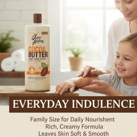 Queen Helene ingredients label close-up highlighting cocoa butter and lanolin