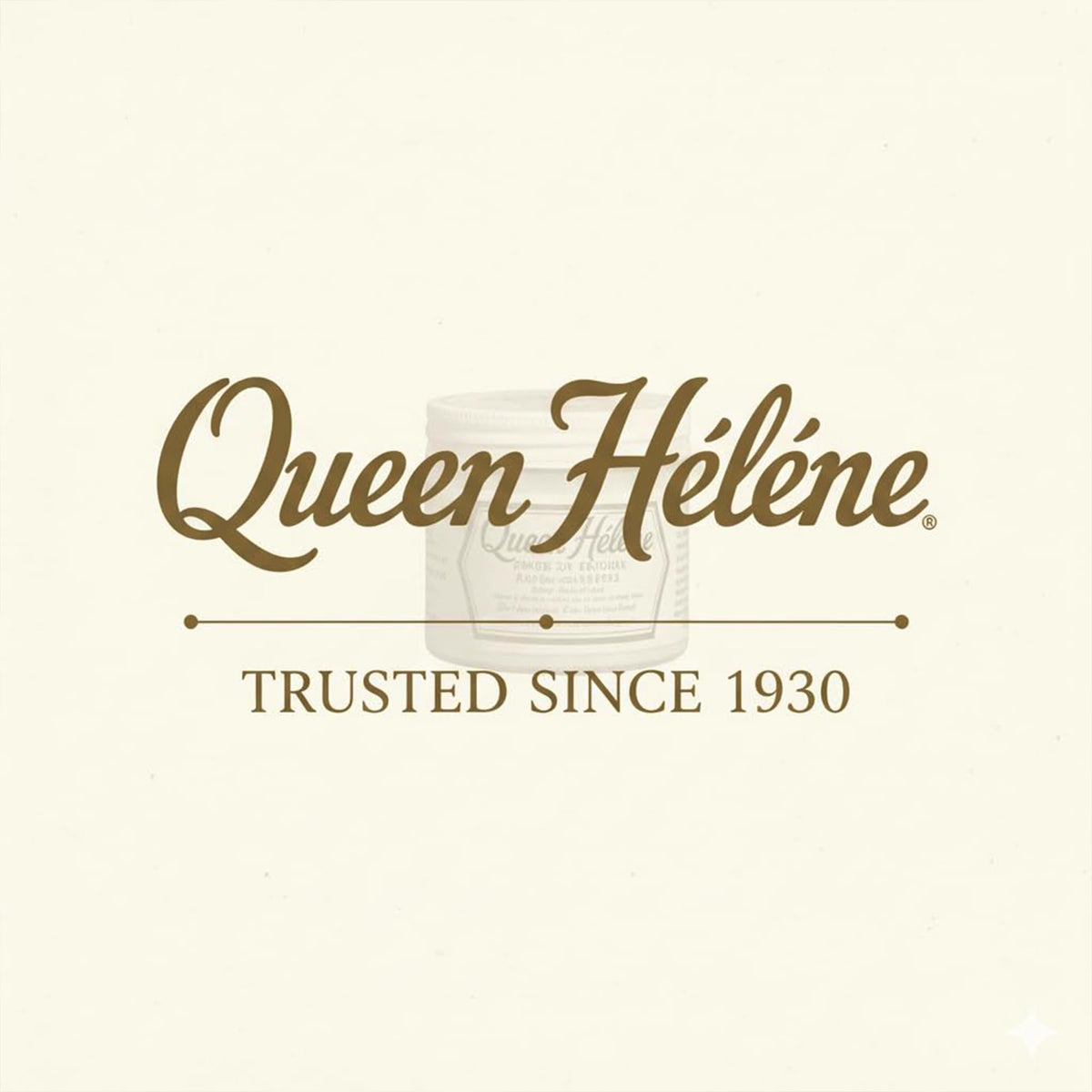 Queen Helene jar on spa towel in bathroom setting conveying at-home relaxation