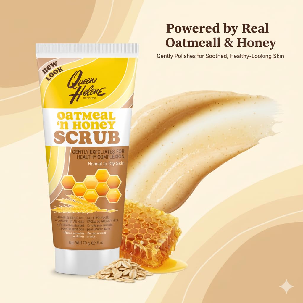 Queen Helene close-up texture highlighting oats and smooth gel