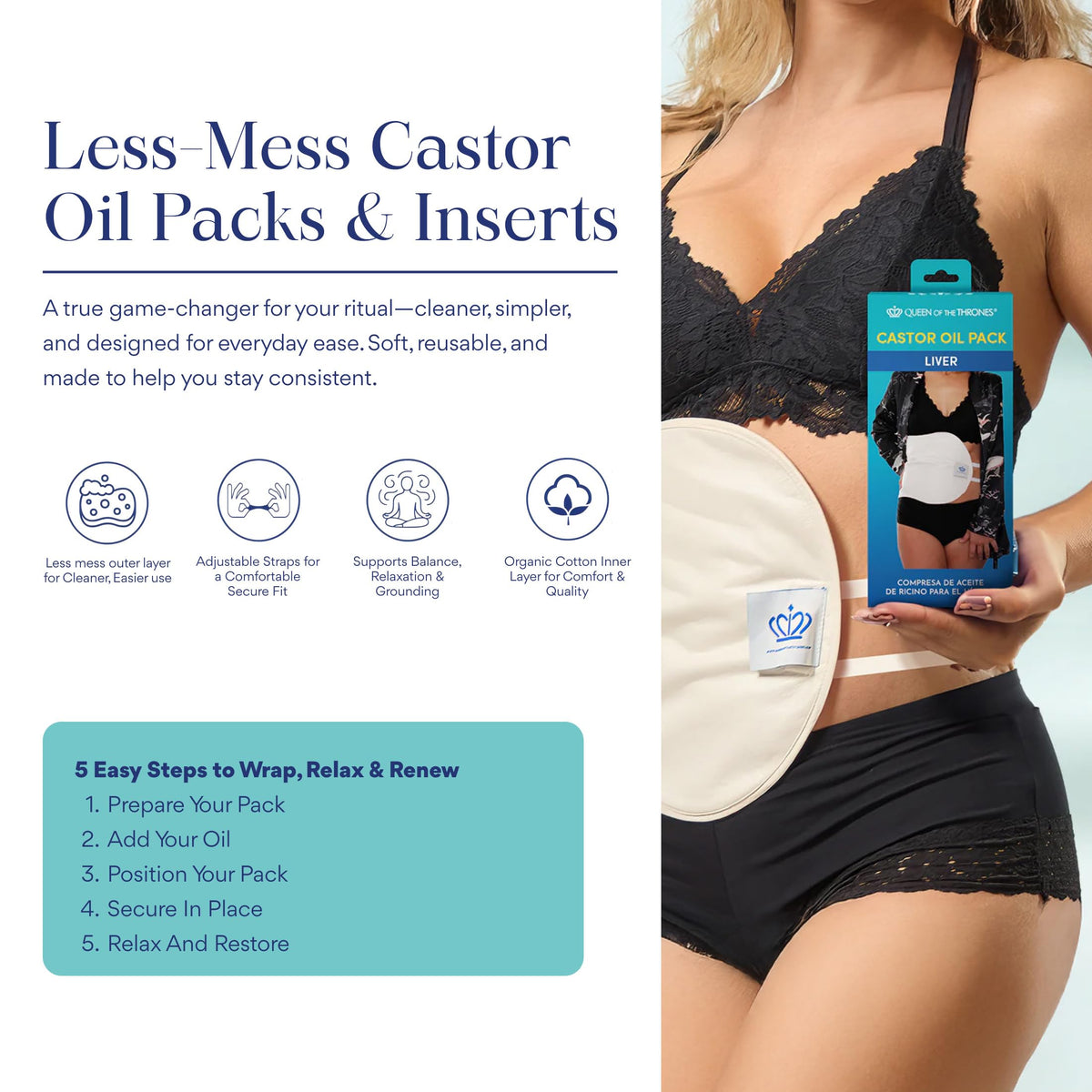 Queen of the Thrones used in a hair mask illustrating moisturizing benefit