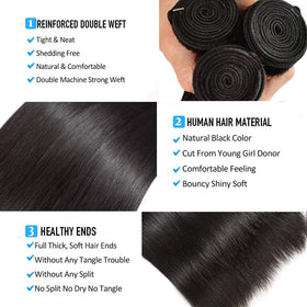 Queenset double-weft stitching detail highlighting strength and low shedding