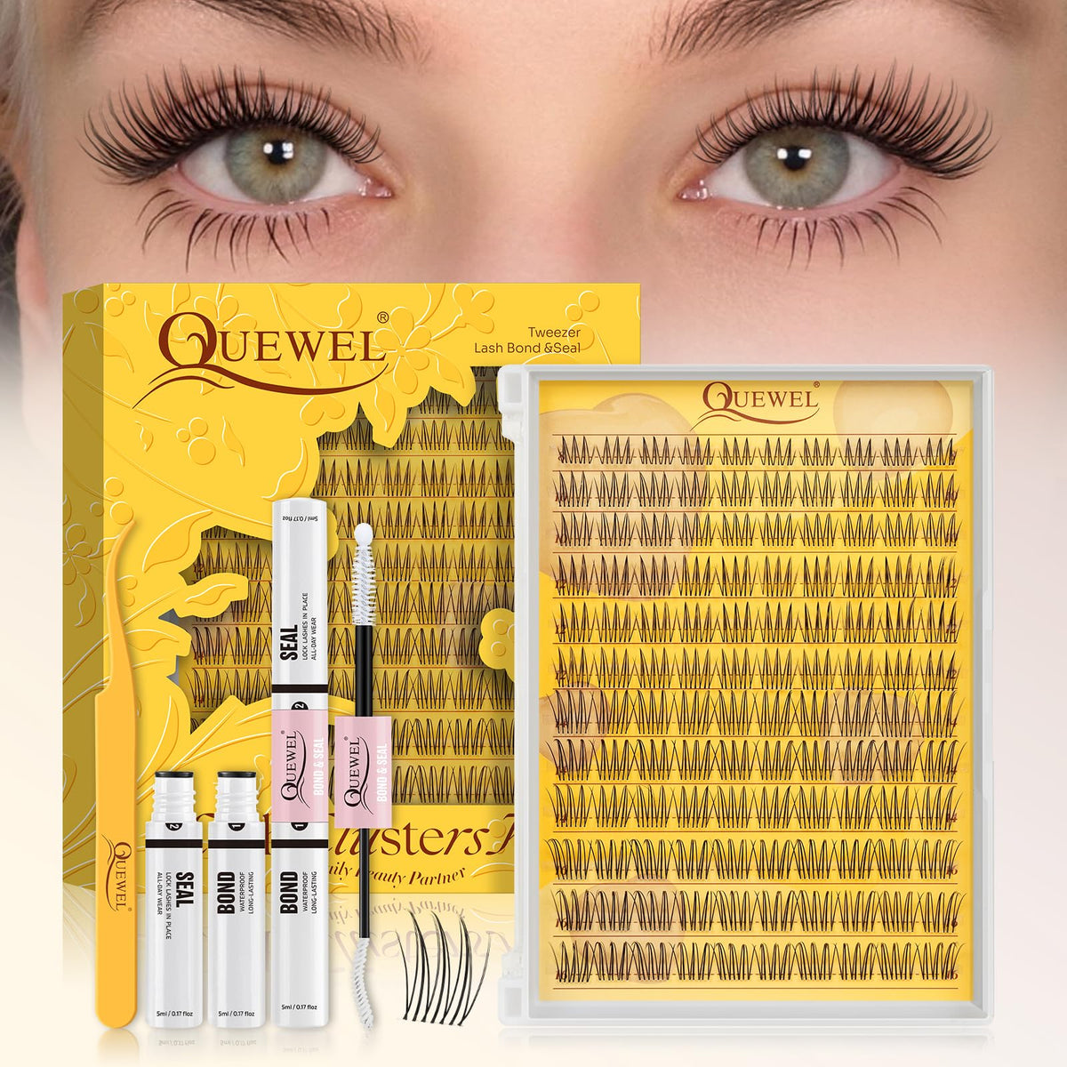 QUEWEL front packaging showing complete Aurora kit benefits