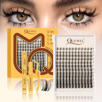 QUEWEL front packaging showing kit contents and benefits
