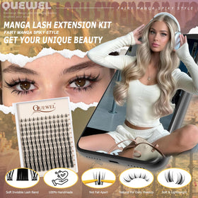 QUEWEL 144pcs layout of mixed 10–18mm clusters for styling