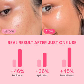 QUIA Beauty close-up gel detail highlighting lightweight, non-greasy feel