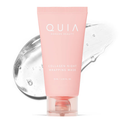 QUIA Beauty front jar packaging showing product name and benefits