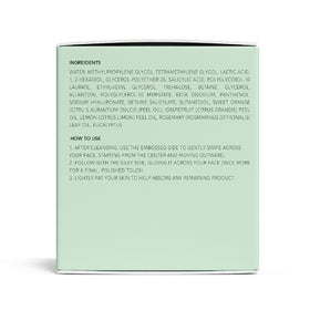 QUIA ingredients label closeup showing botanical formula reassurance benefit