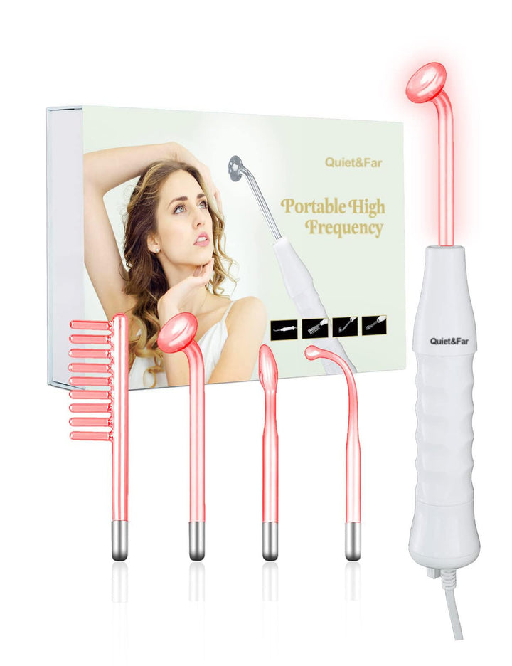 Quiet&Far wand front view showing compact design and sleek finish for easy handling