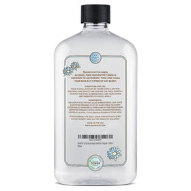 Quinn's bottle on bathroom counter illustrating routine-friendly placement