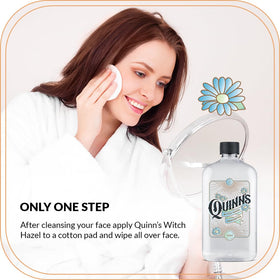 Quinn's clear liquid texture with aloe close-up for gentle hydration