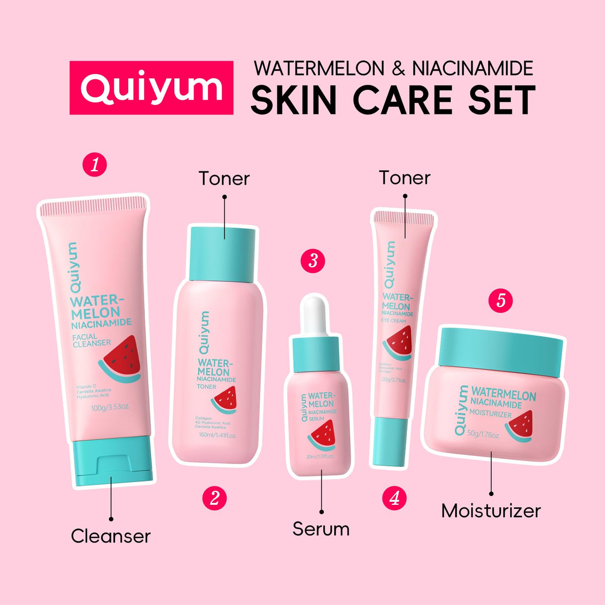 QUIYUM moisturizer tube squeezed to show creamy finish that locks in moisture