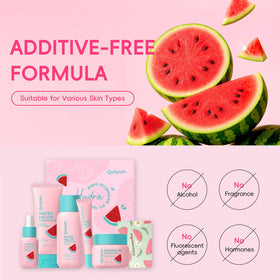 QUIYUM travel-sized set arranged in a pouch for portability and routine consistency