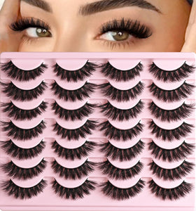 QUNETY front packaging showing 14 pairs and cat-eye shape benefit