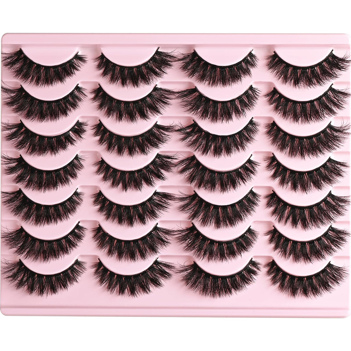 QUNETY lifestyle model wearing lashes for subtle soft glam