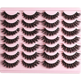 QUNETY lifestyle model wearing lashes for subtle soft glam
