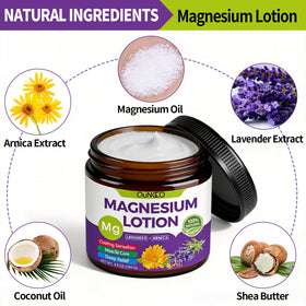 QUNGCO magnesium oil spray being applied for fast targeted muscle comfort
