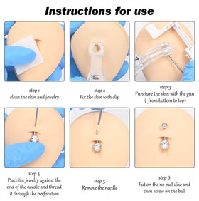QWALIT size comparison with ring and needle for easy gauge identification