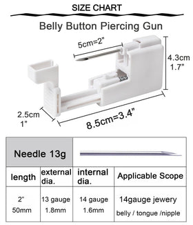 QWALIT stainless steel navel ring close-up highlighting hypoallergenic polished finish