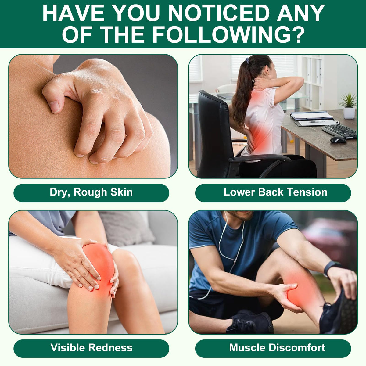 QYQIZWIA applied during leg massage demonstrating improved slip and relaxing comfort