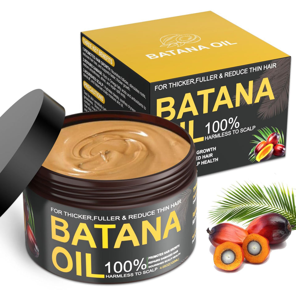 Qytin Batana front packaging showing product and label benefit
