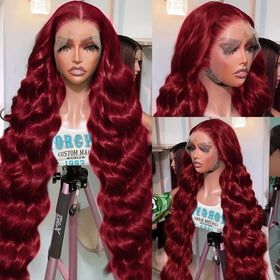 QZOQZO close-up of transparent 13x6 lace detail for seamless parting benefit