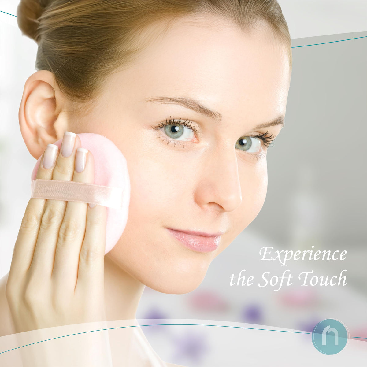 R-NEU Rose Petal lifestyle scene conveying fresh floral scent and soft skin boost