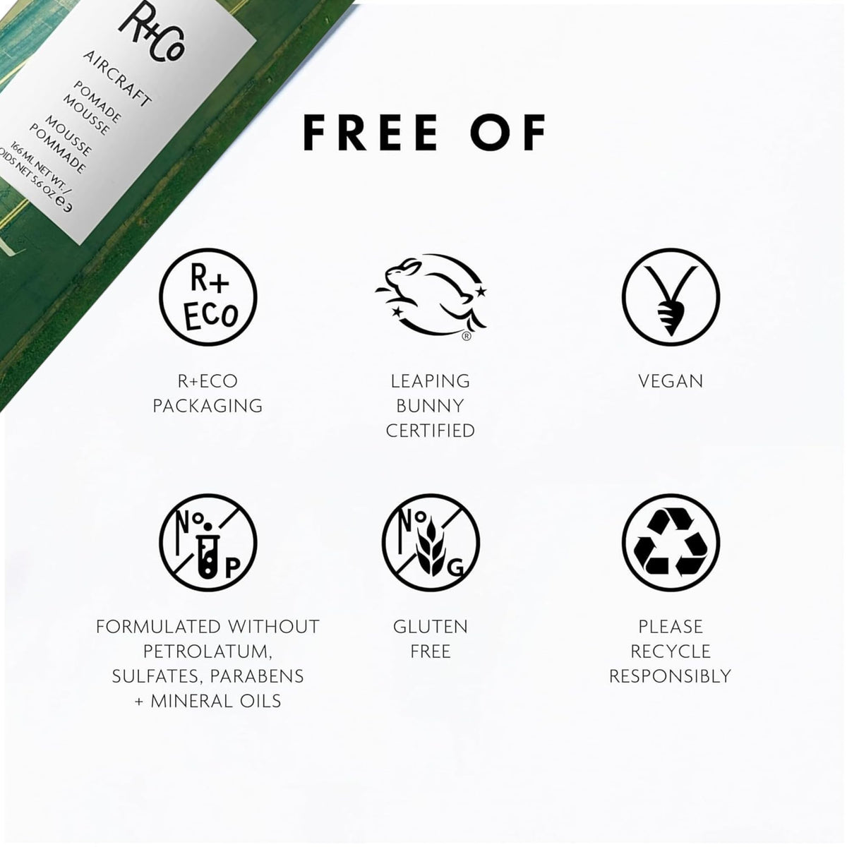 R+Co aircraft finished hair with piecey texture for lived-in separation benefit