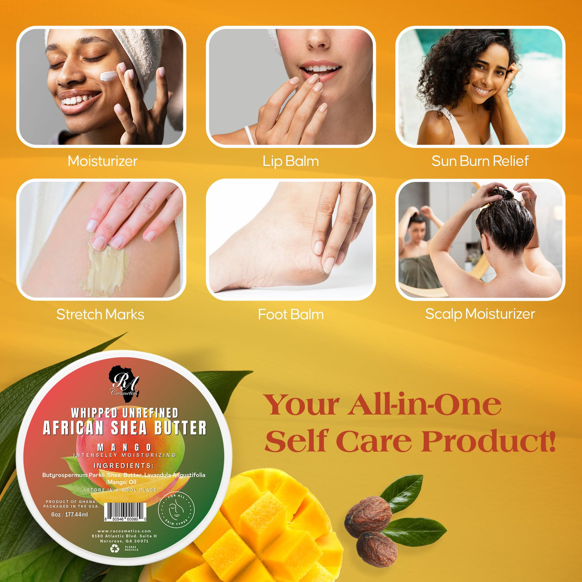 RA COSMETICS being warmed on hand for fast absorption and hydration