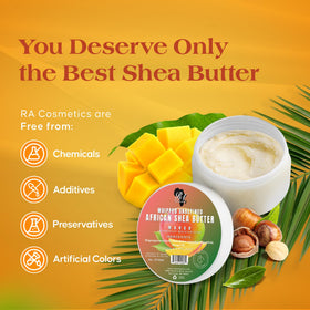 RA COSMETICS open jar revealing whipped texture for easy spreadability