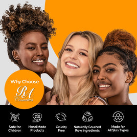 RA Cosmetics on bathroom shelf lifestyle shot suggesting everyday family use benefit